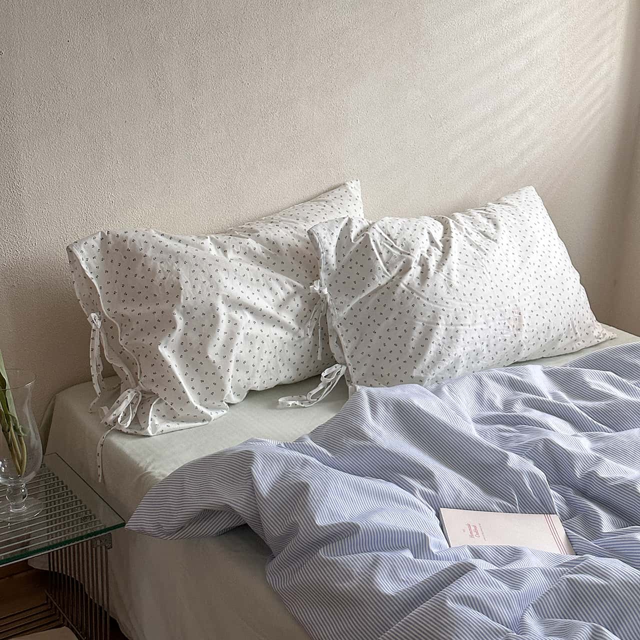 Texihome Cotton Bedding Set with Delicate Tie Closures - Main Image