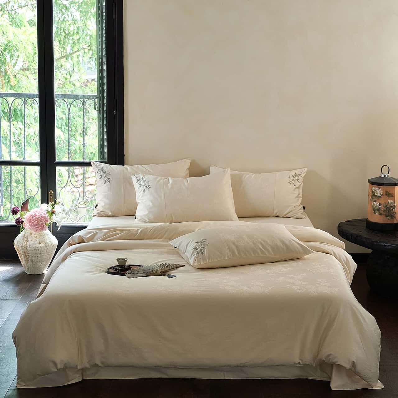 Texihome Duvet Cover Set 100S Cotton Jacquard - Main Image