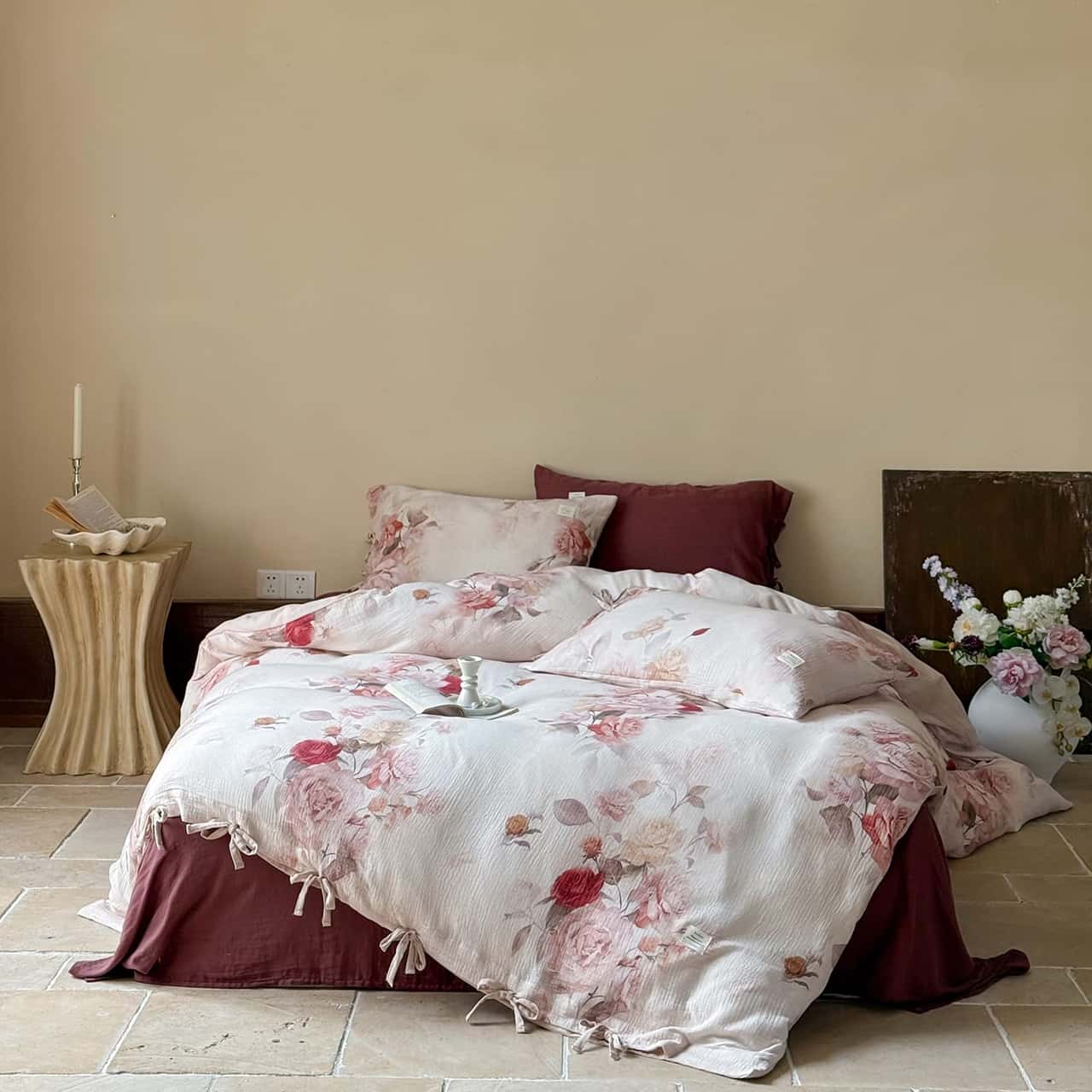 Texihome Vintage Floral Duvet Cover Set - Main Image