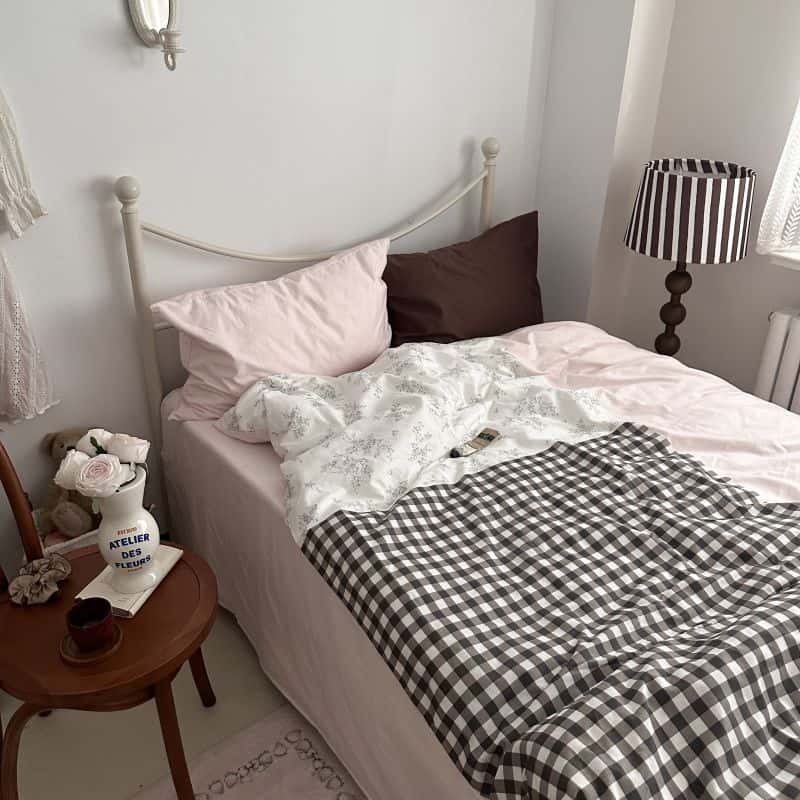 Texihome Vintage Floral Print Bedding Set - Main Image