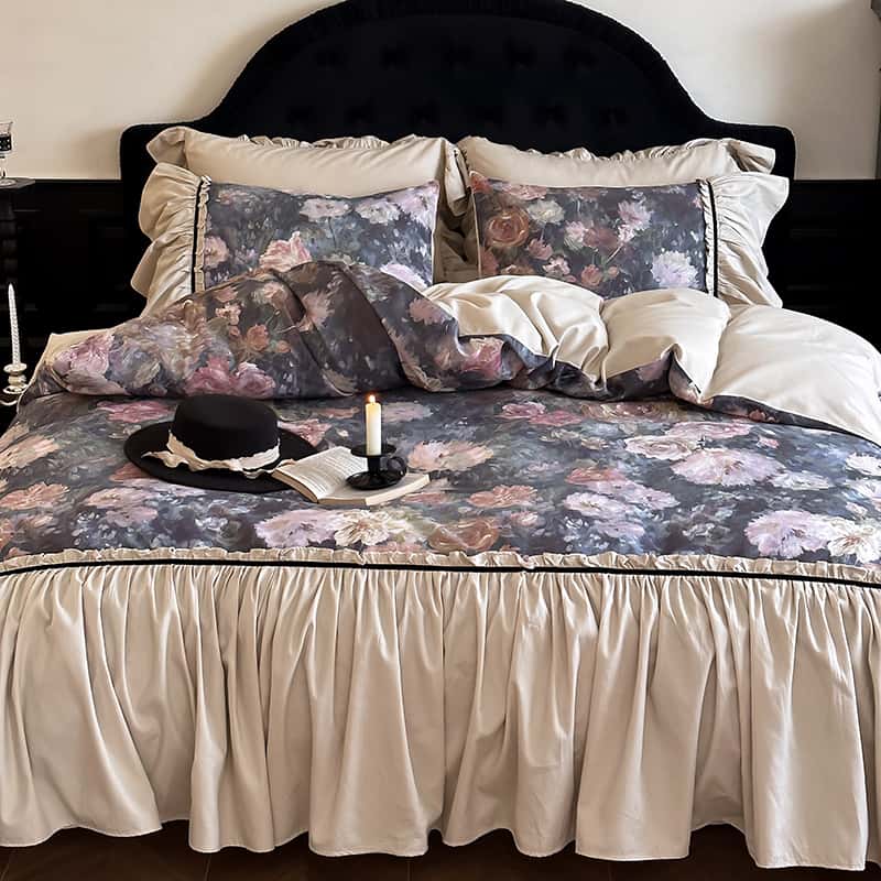 Wp Duvet Cover Set in Vintage French Floral - Main Image