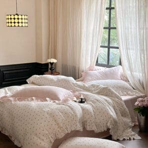 Texihome Ditsy Floral Double Gauze Duvet Cover Set - Image 5