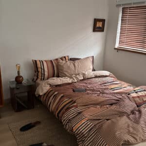 Texihome Bedding Set - Brushed Cotton Sateen Stripes - Image 3