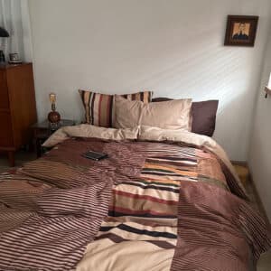Texihome Bedding Set - Brushed Cotton Sateen Stripes - Image 4