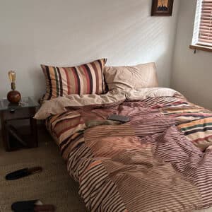 Texihome Bedding Set - Brushed Cotton Sateen Stripes - Image 6