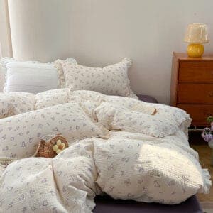 Texihome Bedding Set Crinkle Double Gauze - Main Image