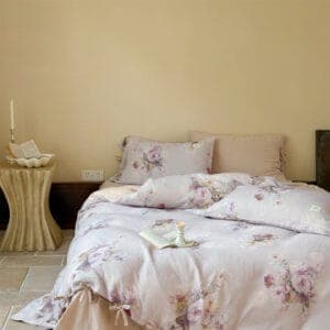 Texihome Bedding Set French Floral Crepe - Image 4