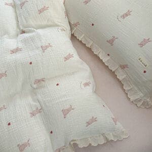 Texihome Bedding Set Ruffled Double Gauze - Image 7