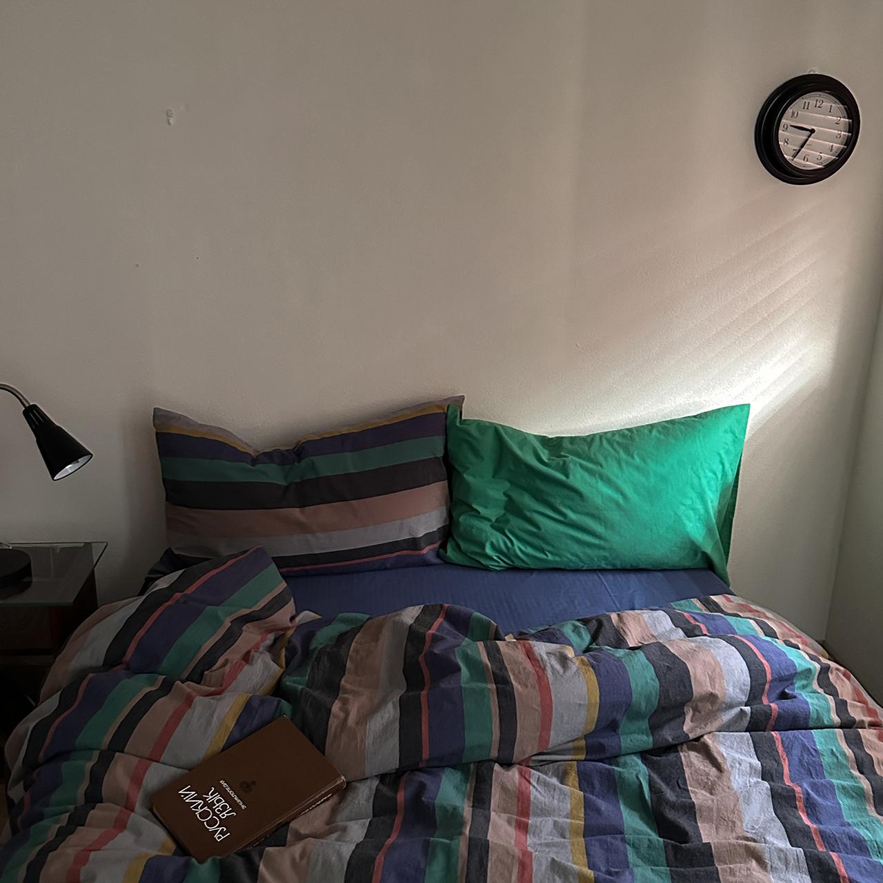 Bedding Set Yarn-Dyed Washed Cotton Stripe