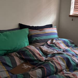 Texihome Bedding Set Yarn-Dyed Washed Cotton Stripe - Image 5