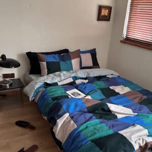 Texihome Color Block Cotton Sateen Duvet Cover Set - Image 5