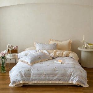 Texihome Cottagecore Ruffled Duvet Cover Set - Image 3
