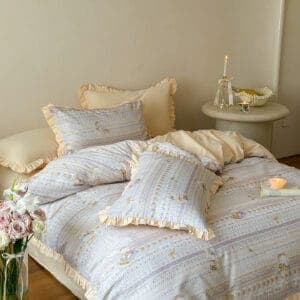 Texihome Cottagecore Ruffled Duvet Cover Set - Image 5