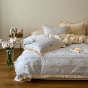 Texihome Cottagecore Ruffled Duvet Cover Set - Image 6