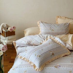 Texihome Cottagecore Ruffled Duvet Cover Set - Image 7