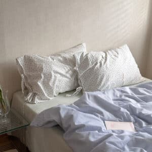 Texihome Cotton Bedding Set with Delicate Tie Closures - Main Image
