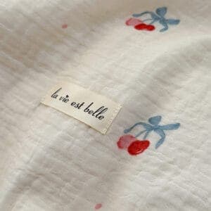 Texihome Double Gauze Duvet Cover Set with Cherry Print - Image 6