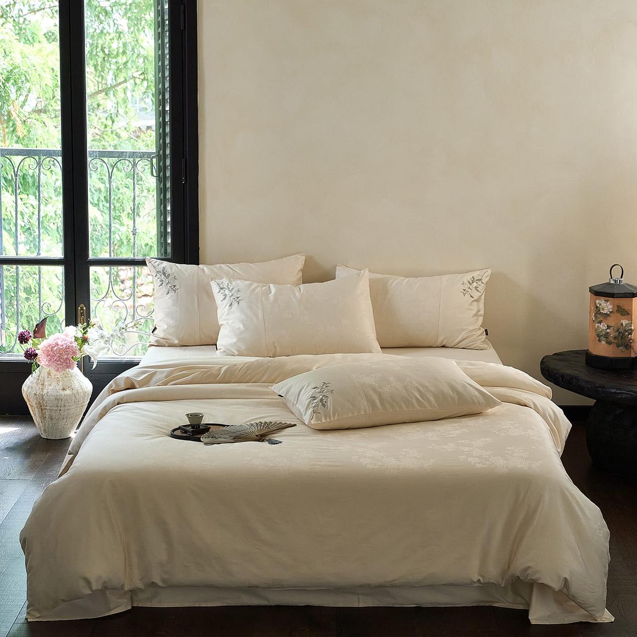 Duvet Cover Set 100S Cotton Jacquard