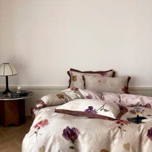 Texihome Duvet Cover Set Botanical Floral Tencel Blend - Image 3