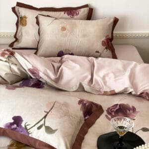Texihome Duvet Cover Set Botanical Floral Tencel Blend - Image 5