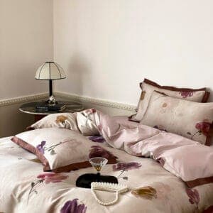 Texihome Duvet Cover Set Botanical Floral Tencel Blend - Image 6