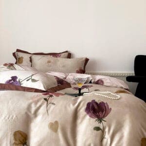 Texihome Duvet Cover Set Botanical Floral Tencel Blend - Image 7