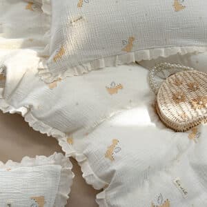 Texihome Duvet Cover Set Crinkled Muslin Dinosaur Print - Image 6