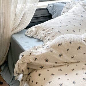 Texihome Duvet Cover Set Floral Double Gauze - Image 6