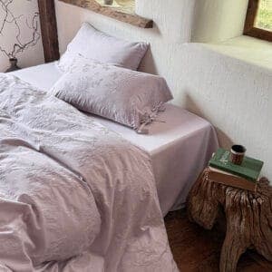 Texihome Duvet Cover Set Floral Jacquard - Image 3