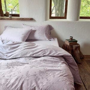Texihome Duvet Cover Set Floral Jacquard - Image 4