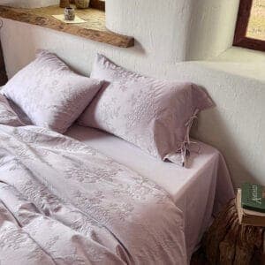 Texihome Duvet Cover Set Floral Jacquard - Image 6