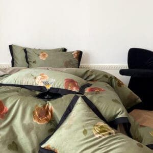 Texihome Duvet Cover Set Floral Tencel Blend - Image 5