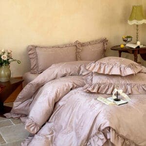Texihome Duvet Cover Set French Jacquard Cotton - Image 4