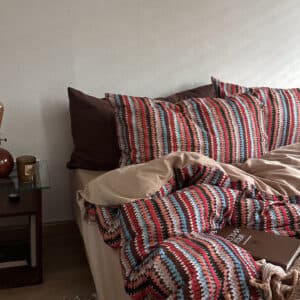 Texihome Duvet Cover Set Moroccan Pattern Cotton - Image 3