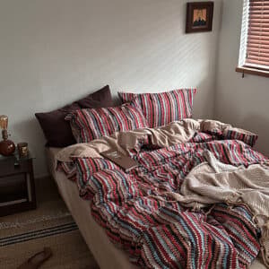 Texihome Duvet Cover Set Moroccan Pattern Cotton - Image 4