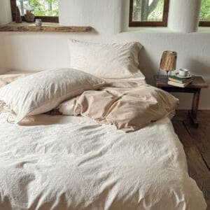Texihome Duvet Cover Set Textured Floral Jacquard - Image 3