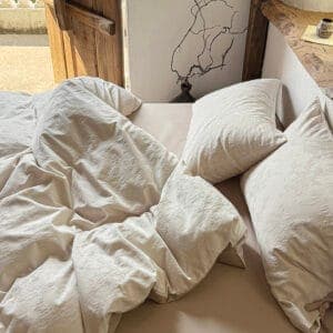 Texihome Duvet Cover Set Textured Floral Jacquard - Image 5