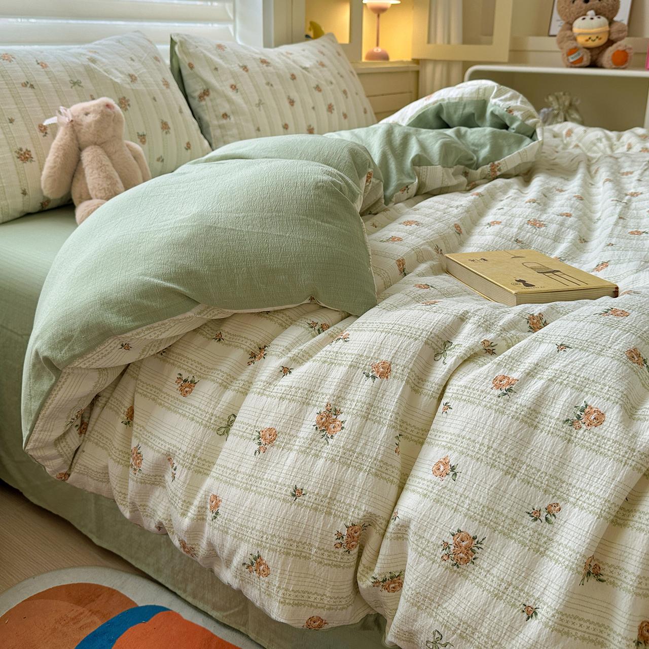 Duvet Cover Set Vintage Floral