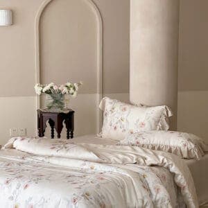 Texihome Duvet Cover Set Vintage Floral Tencel - Image 5