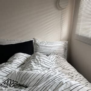 Texihome Duvet Cover Set Washed Striped - Image 7