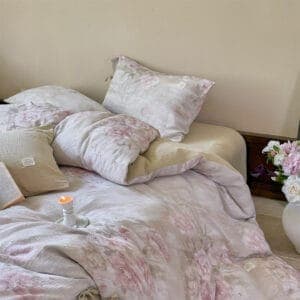 Texihome Duvet Cover Set with Vintage Floral Print - Image 5