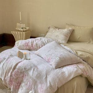 Texihome Duvet Cover Set with Vintage Floral Print - Image 6