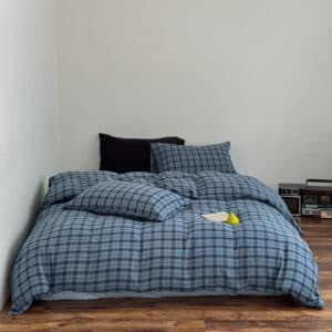 Texihome Duvet Cover Set Yarn-Dyed Plaid Gauze - Main Image
