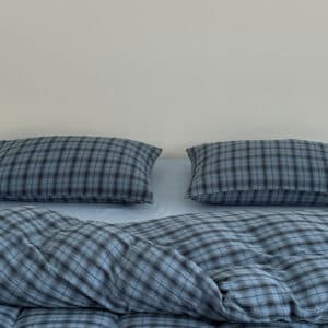 Texihome Duvet Cover Set Yarn-Dyed Plaid Gauze - Image 5