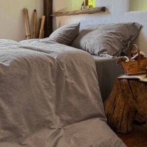 Texihome Floral Jacquard Duvet Cover Set with Tie Closures - Image 4