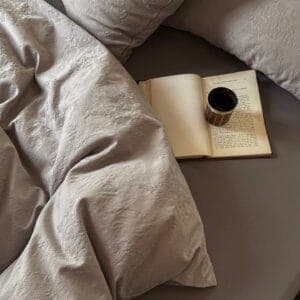 Texihome Floral Jacquard Duvet Cover Set with Tie Closures - Image 5