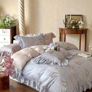 Texihome French Floral Tencel Bedding Set - Image 4