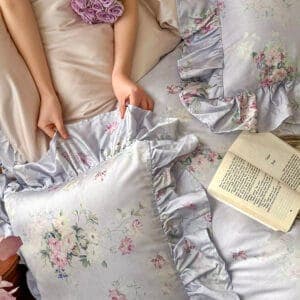 Texihome French Floral Tencel Bedding Set - Image 7