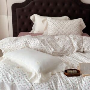 Texihome French Ruffle Floral Duvet Cover Set - Image 7