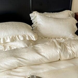 Texihome French Ruffled Tencel Bedding Set - Image 3